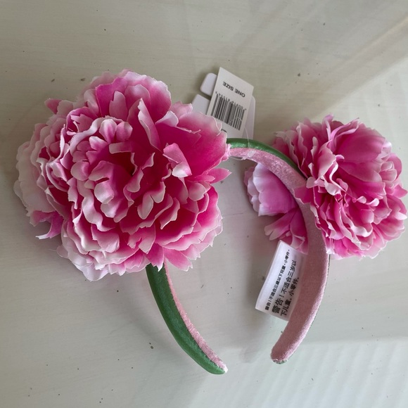 Disney Peony Flower Minnie Ears Headband - Picture 3 of 9